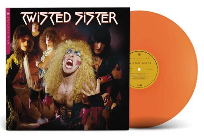 Twisted Sister - Now Playing Limited Edition Orange Coloured Vinyl LP