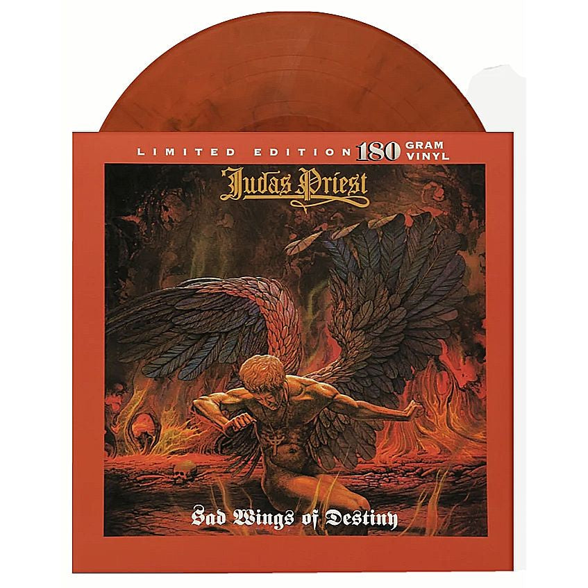 Judas Priest - Sad Wings Of Destiny Red Mable Coloured Vinyl LP
