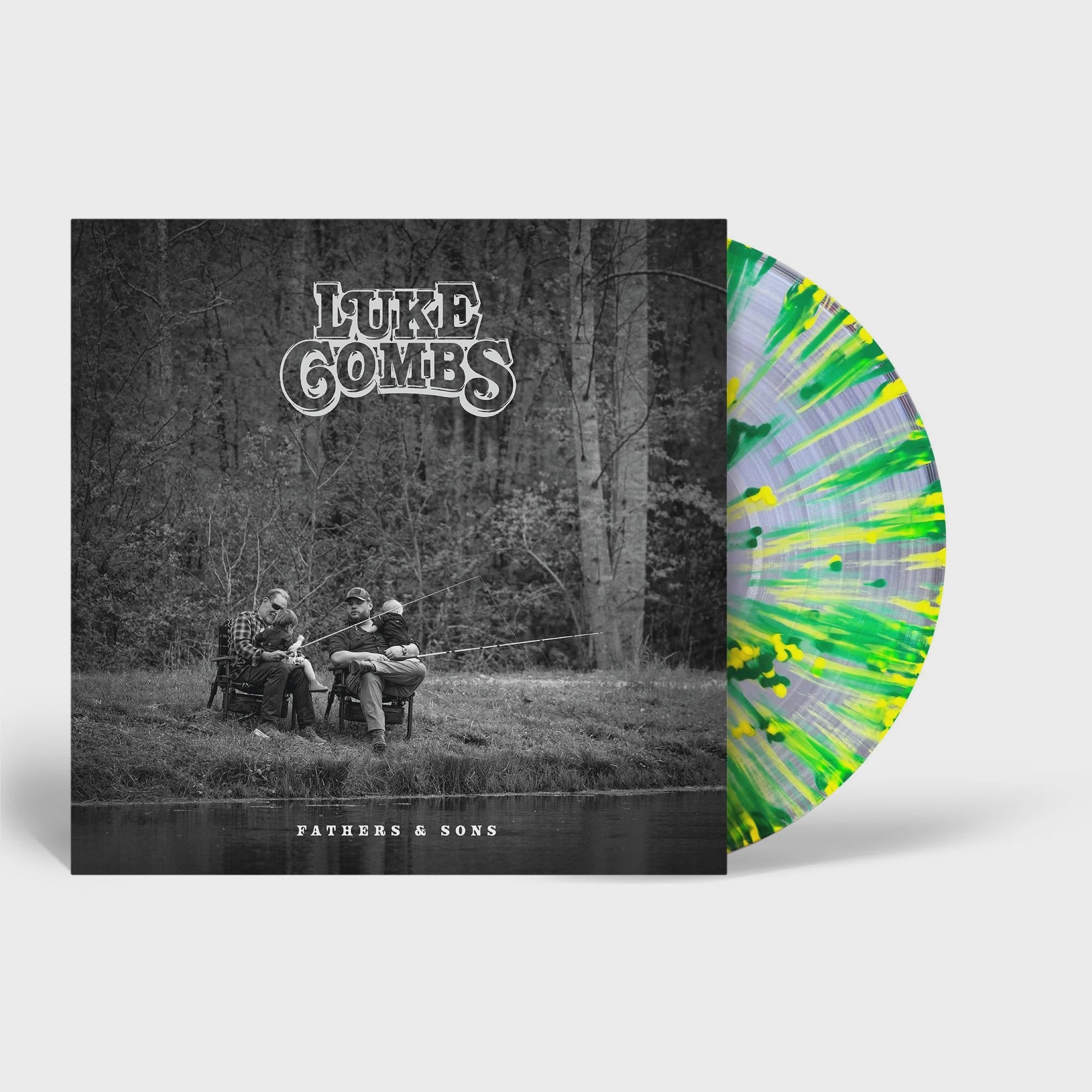 Luke Combs - Fathers & Sons Australian Tour Exclusive Clear/Yellow/Green Splatter Vinyl LP