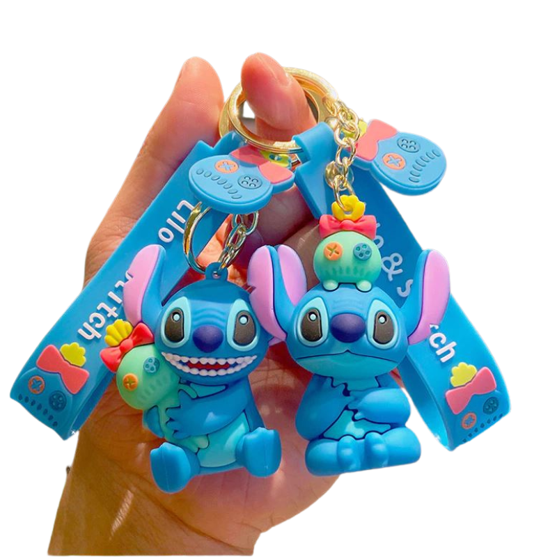 Lilo & Stitch - Assorted Characters 3D Rubber Keychain