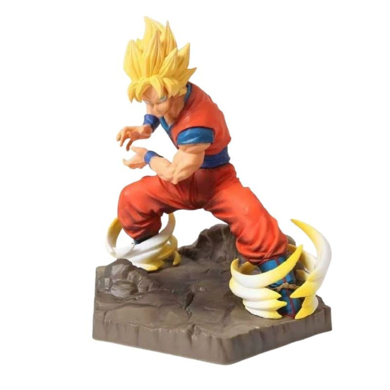 Dragon Ball Z - Son Goku on Rock Figure