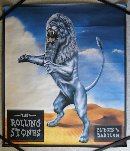 Rolling Stones - 1997 Bridges To Babylon Promo Collectable Poster