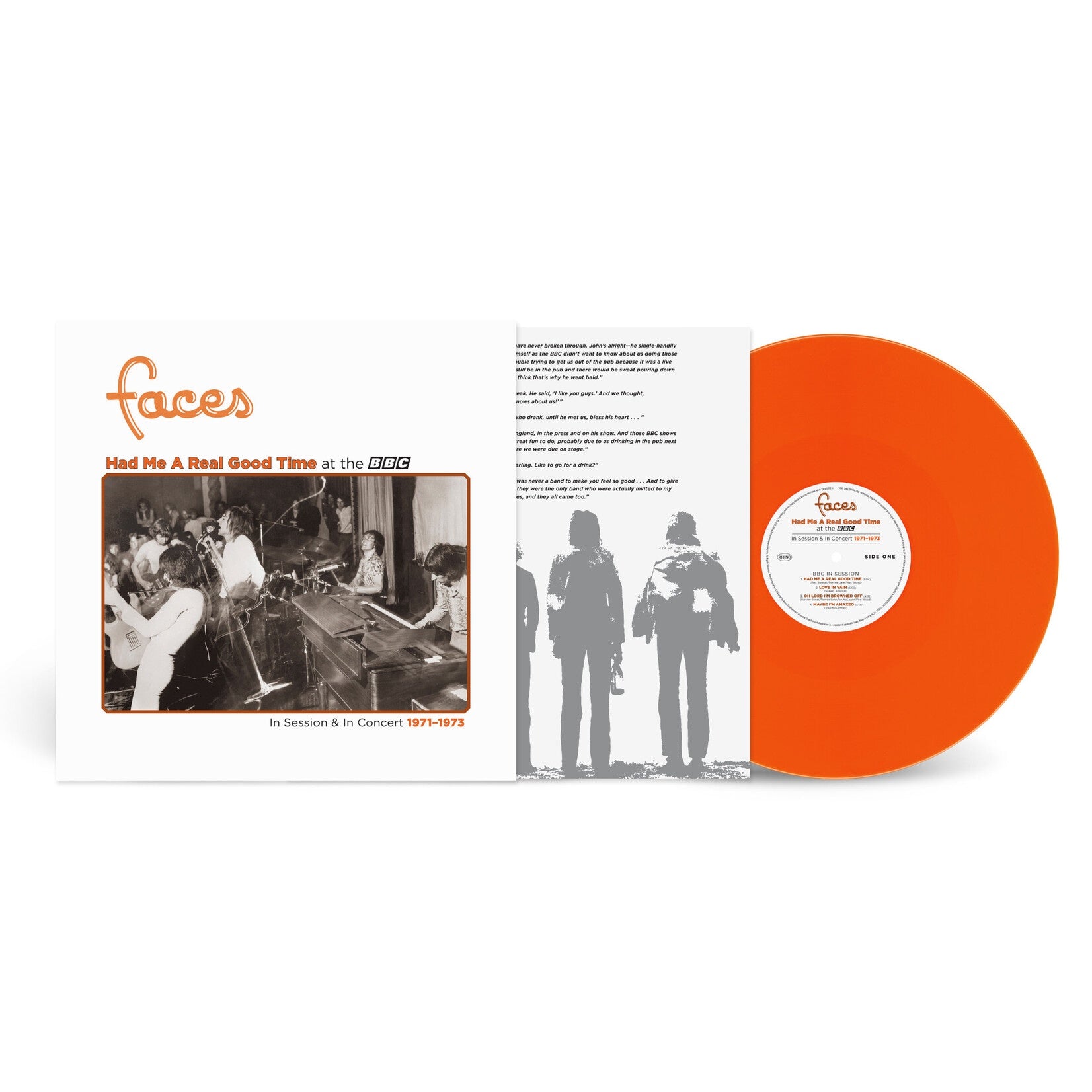 Faces – Had Me A Real Good Time At The BBC RSDBF2023 Orange Coloured Vinyl LP