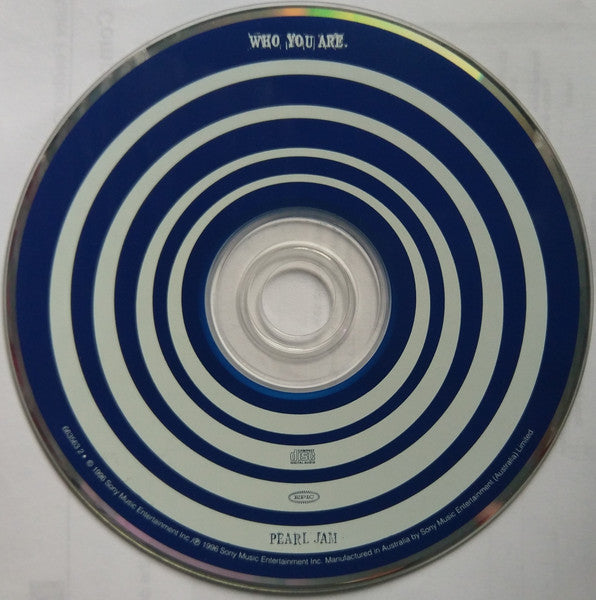 Pearl Jam - Who You Are - CD Single
