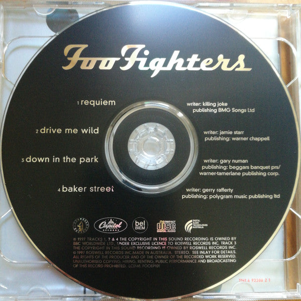 Foo Fighters - The Colour and the Shape - Aust Tour Pack 2CD