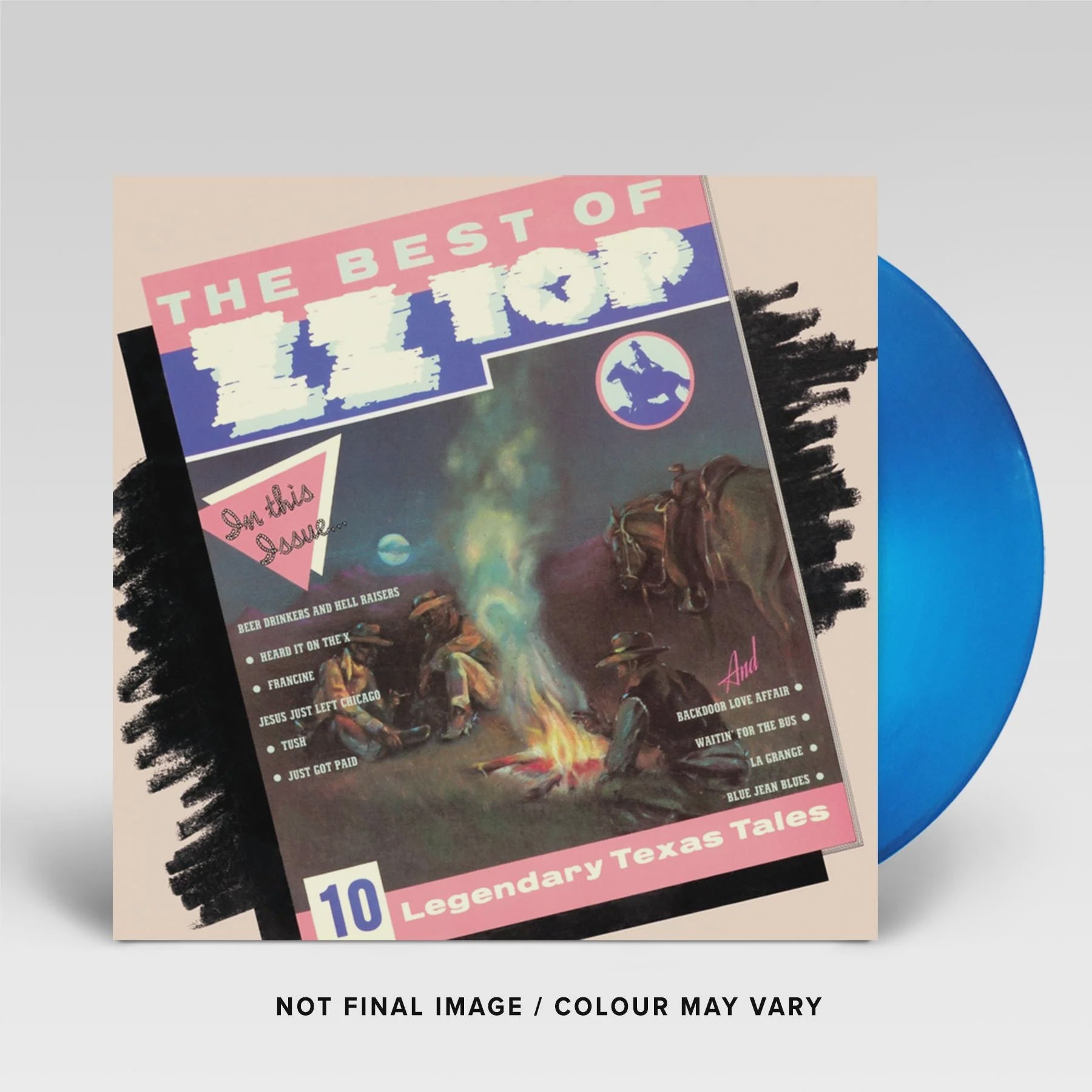 ZZ Top - The Best Of ZZ Top Blue Coloured Vinyl LP