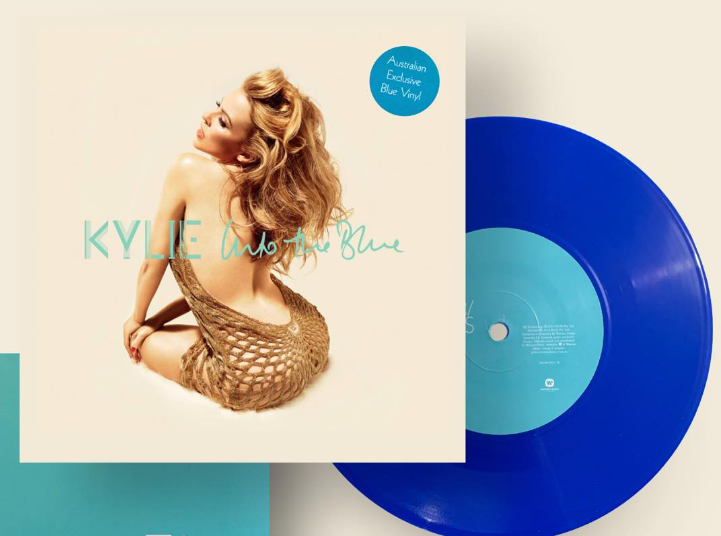Kylie Minogue – Into The Blue Australian Exclusive Blue Coloured 7" Vinyl Single