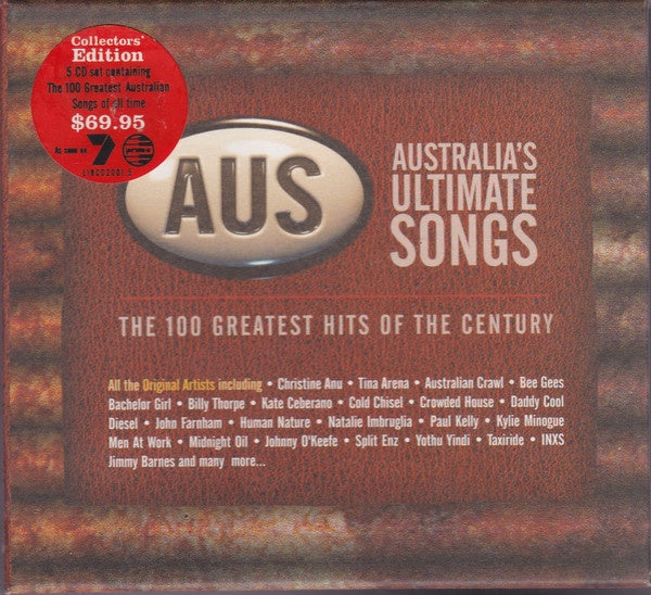 Various - Australia's Ultimate Songs - The 100 Greatest Hits Of The Century 5CD Box Set