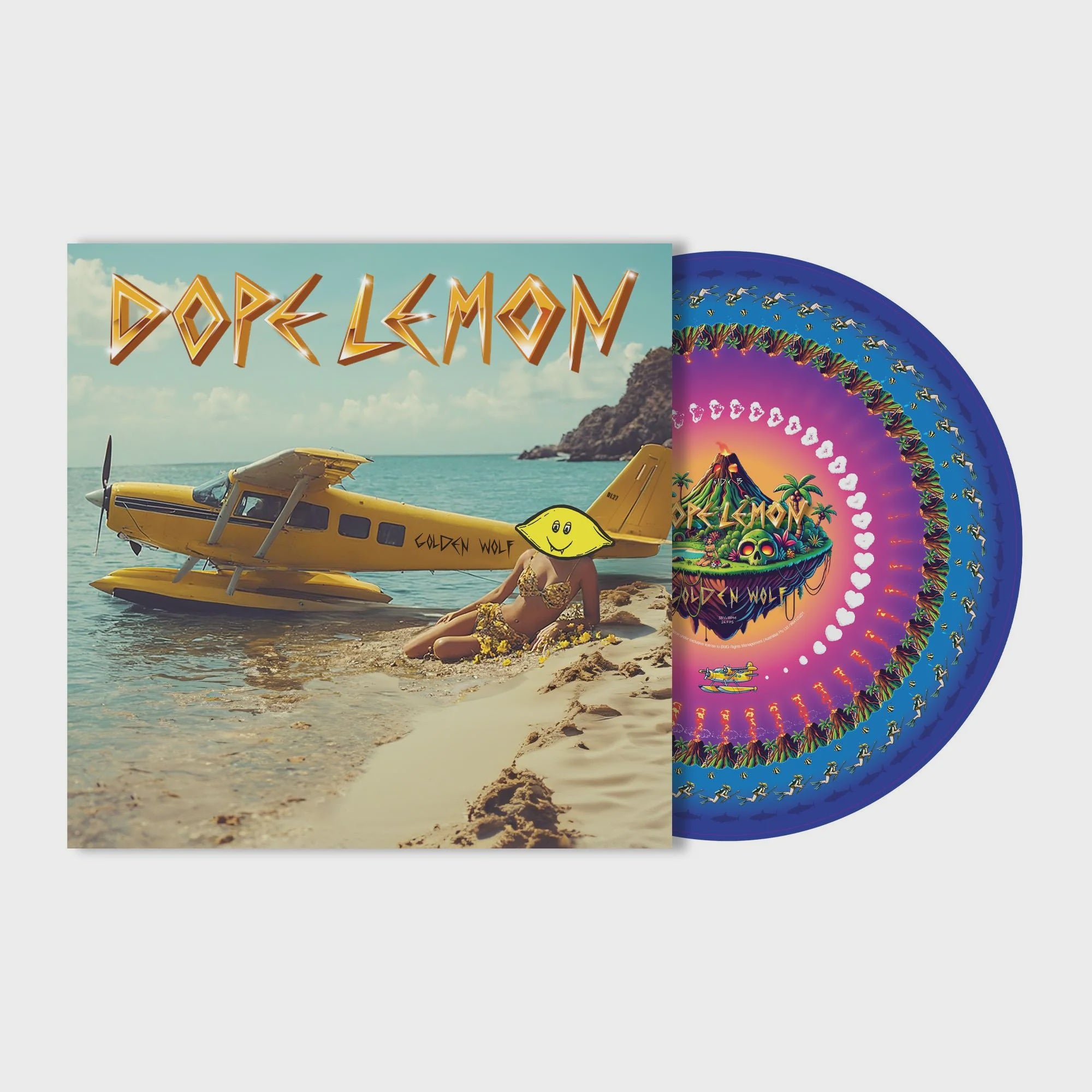 Dope Lemon - Golden Wolf Zoetrope Picture Disc Vinyl LP