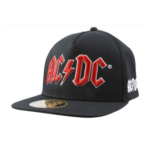 AC/DC - Logo Flat Peak Cap (58cm)