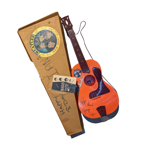 Beatles - Original 1964 New Beat Selcol Guitar w/ Original Box & Book