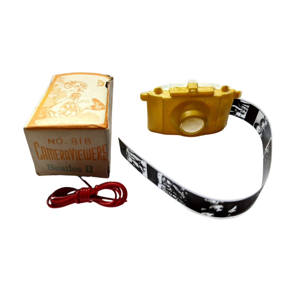 Beatles - Original 1960s Yellow Novelty Camera Viewer No. 818 Beatles II