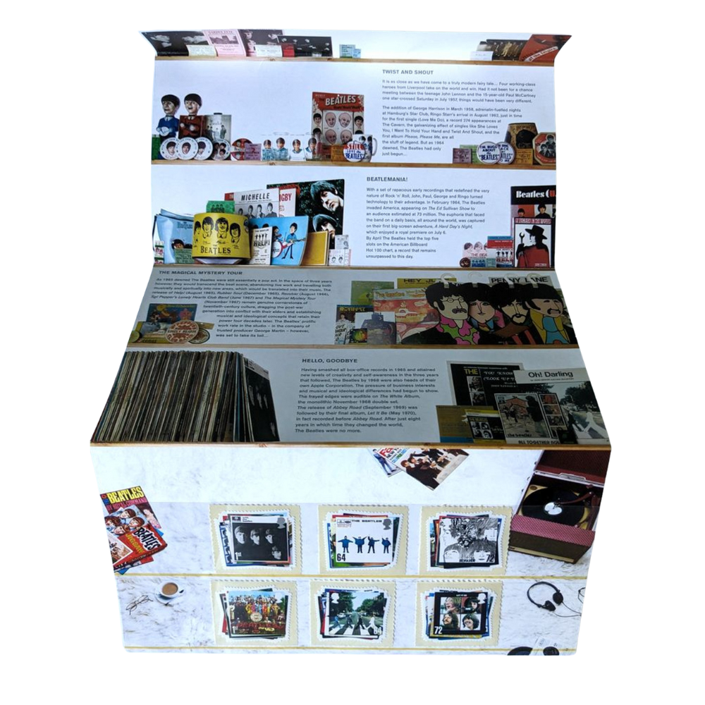 Beatles - 2007 Great Britain Royal Mail Mint Presentation Pack & Miniature Sheet 10 Stamps (Complete And Unused)