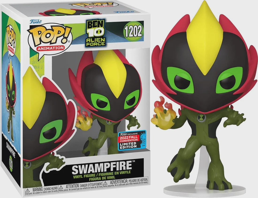Ben 10 Alien Force - Swampfire 2022 NYCC Collectable Pop! Vinyl #1202