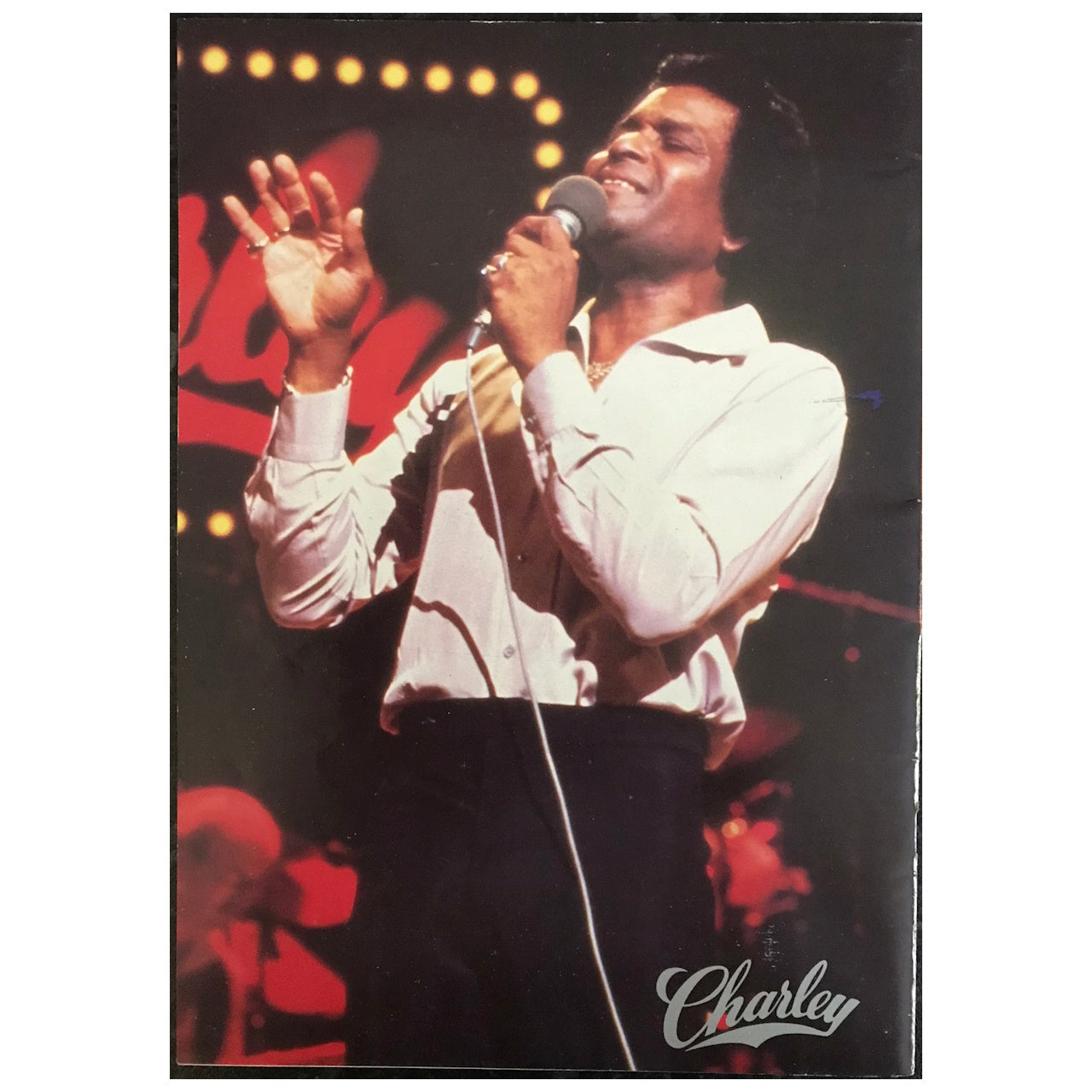 Charley Pride - 1986 Australia & New Zealand Original Concert Tour Program (Autographed) With Concert Ticket Stubs