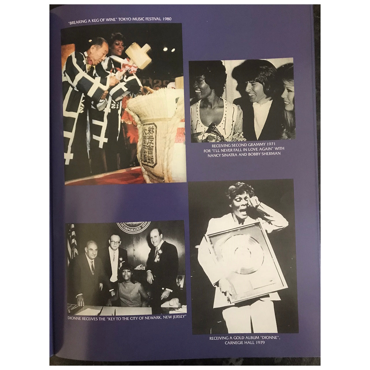 Dionne Warwick - Celebrating 40 Years 2002 Original Concert Tour Program