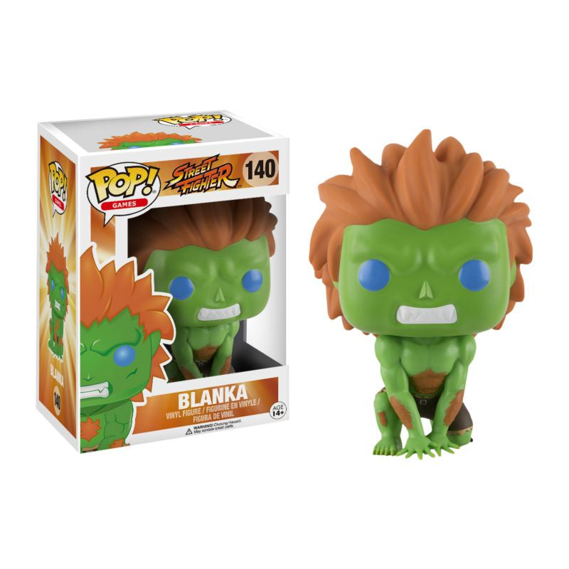 Street Fighter - Blanka (Original Green/Orange) Collectable Pop! Vinyl #140 (Used)