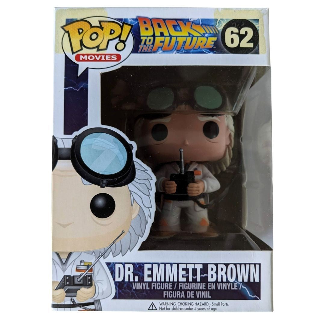 Back To the Future - Dr Emmett Brown Collectable Pop! Vinyl (Error #62)
