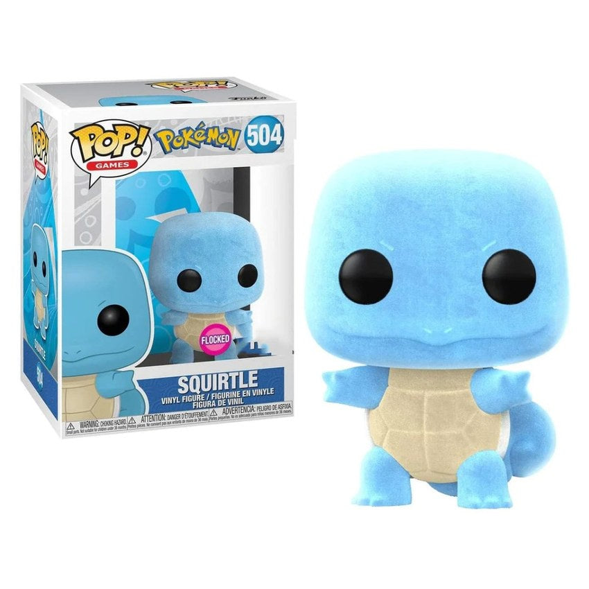 Pokemon - Squirtle Flocked Special Edition Collectable Pop! Vinyl