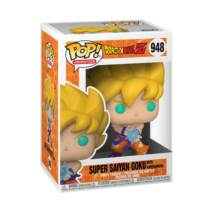 Dragon Ball Z - Super Saiyan Goku With Kamehameha Wave Pop! Vinyl #948