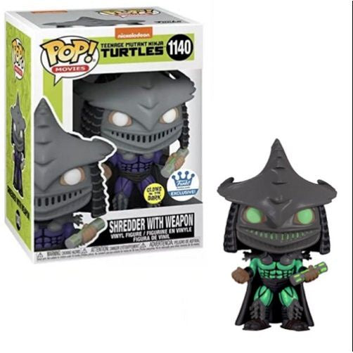 Teenage Mutant Ninja Turtles - Shredder with Weapon Glow Funko Exclusive Collectable Pop! Vinyl