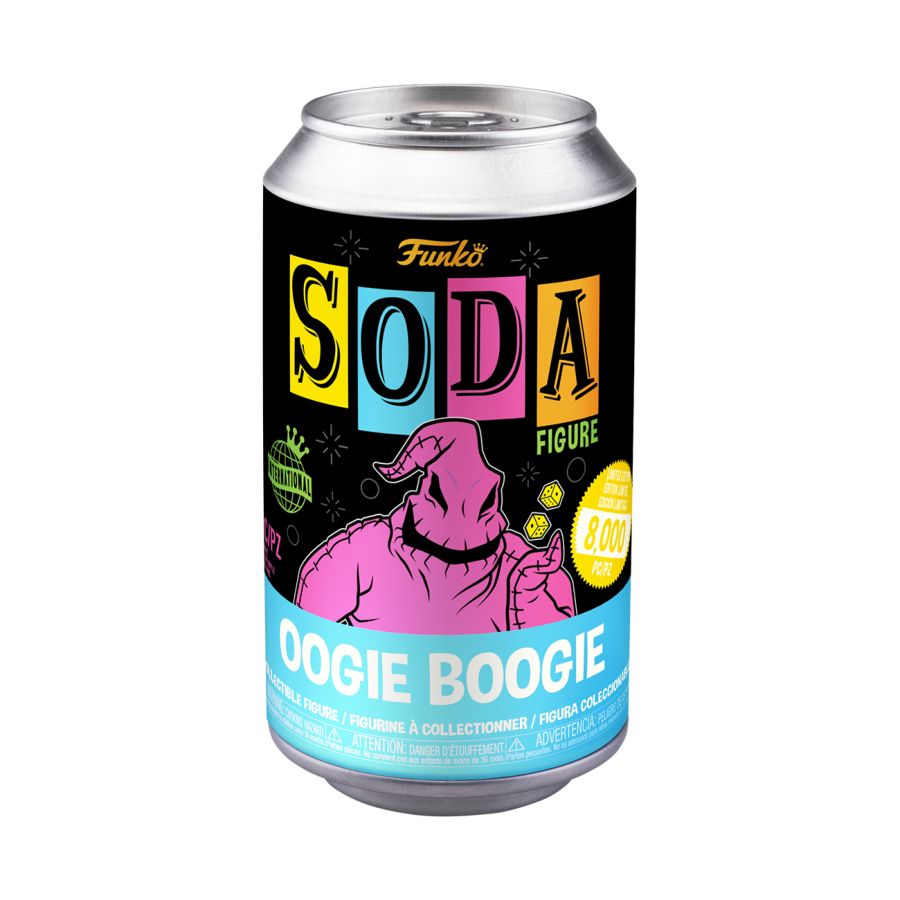 Nightmare Before Christmas - Oogie Boogie Black Light Vinyl Soda