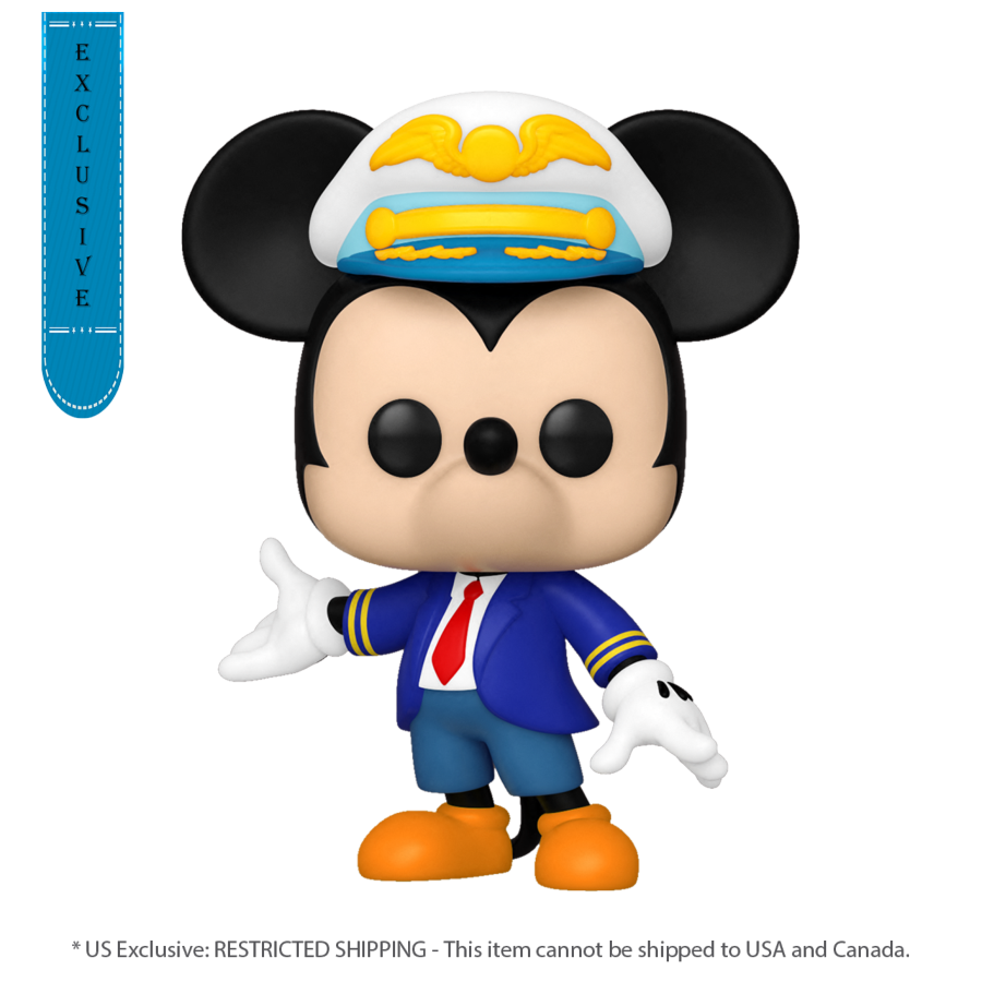 Mickey Mouse - Pilot Mickey Mouse In Blue Suit D23 Pop! Vinyl #1232