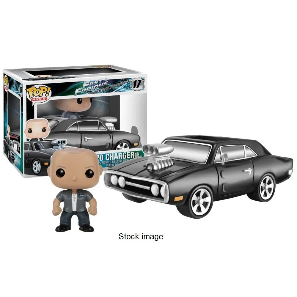 Fast & Furious - 1970 Charger With Dom Toretto Collectable Pop! Rides #17 (Used)