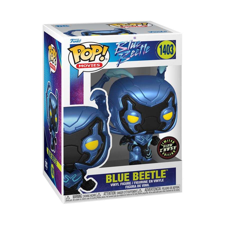 Blue Beetle (2023) - Blue Beetle Chase Glow Collectable Pop! Vinyl #1403
