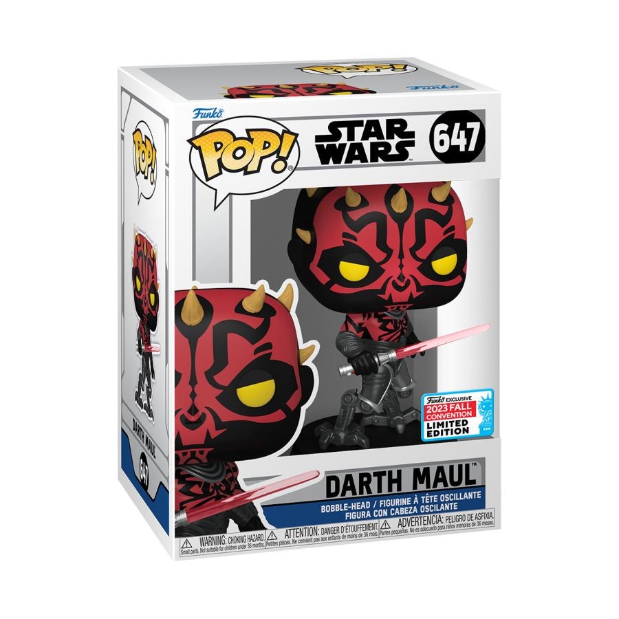 Star Wars - Cybernetic Darth Maul Pop! Vinyl NYCC 2023 US Exclusive