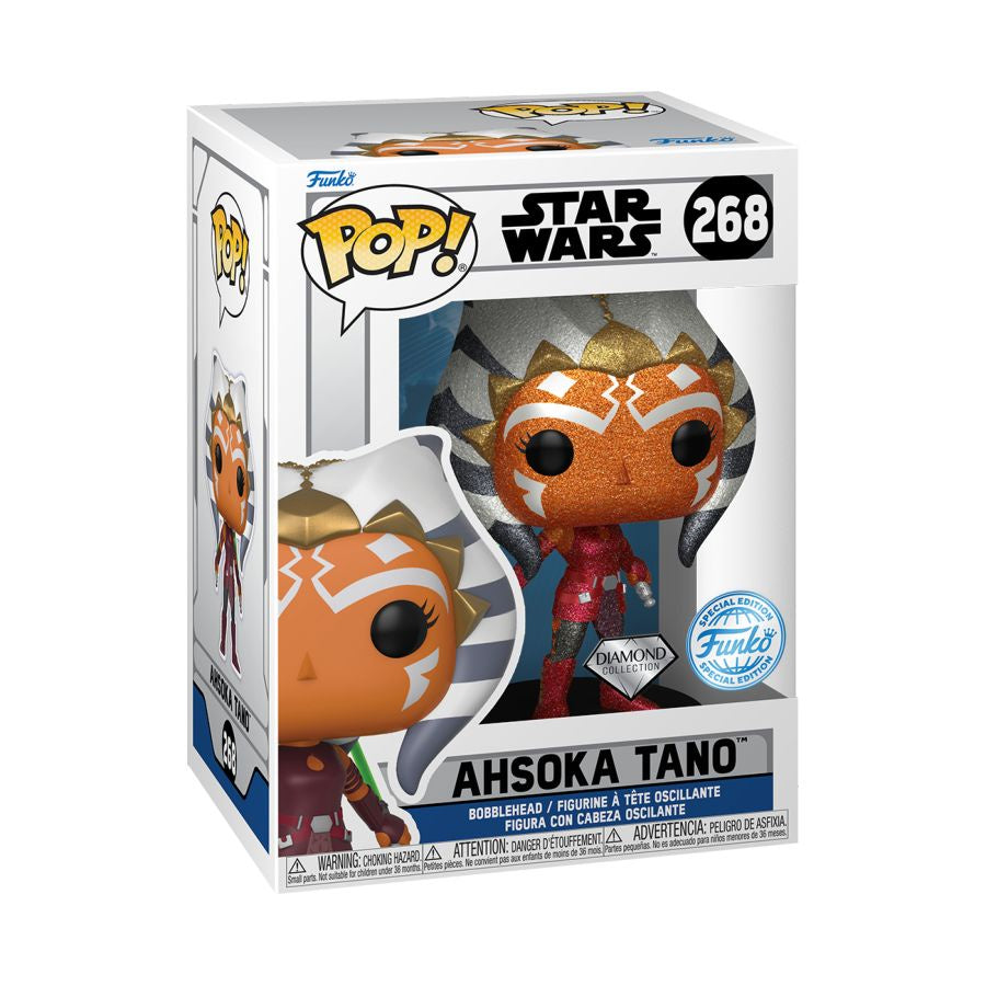 Star Wars: Clone Wars - Ahsoka Tano US Exclusive Diamond Glitter Pop! Vinyl #268