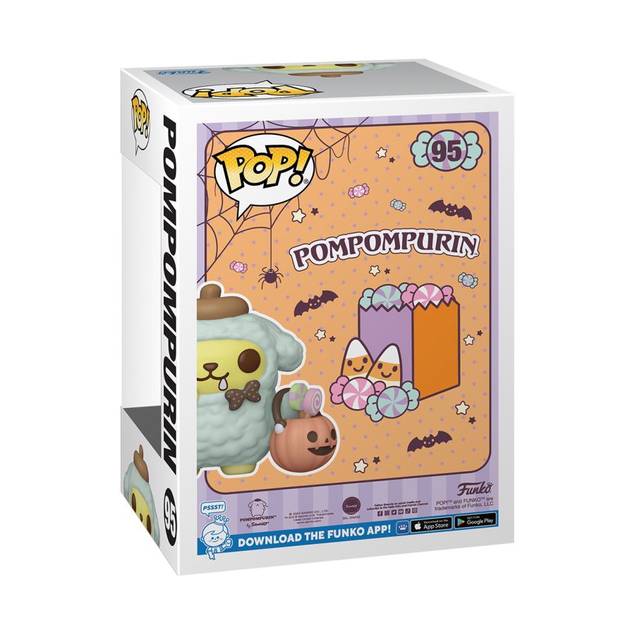 Sanrio - Pompompurin (Halloween) US Exclusive Flocked Pop! Vinyl #95