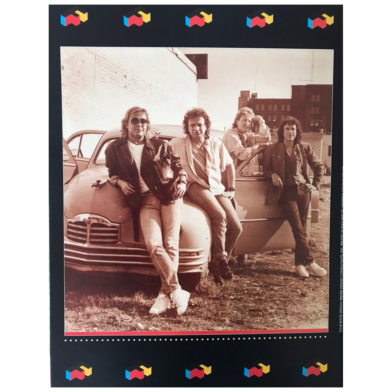 Foreigner - Agent Provocatour 1985 Original Concert Tour Program With Ticket