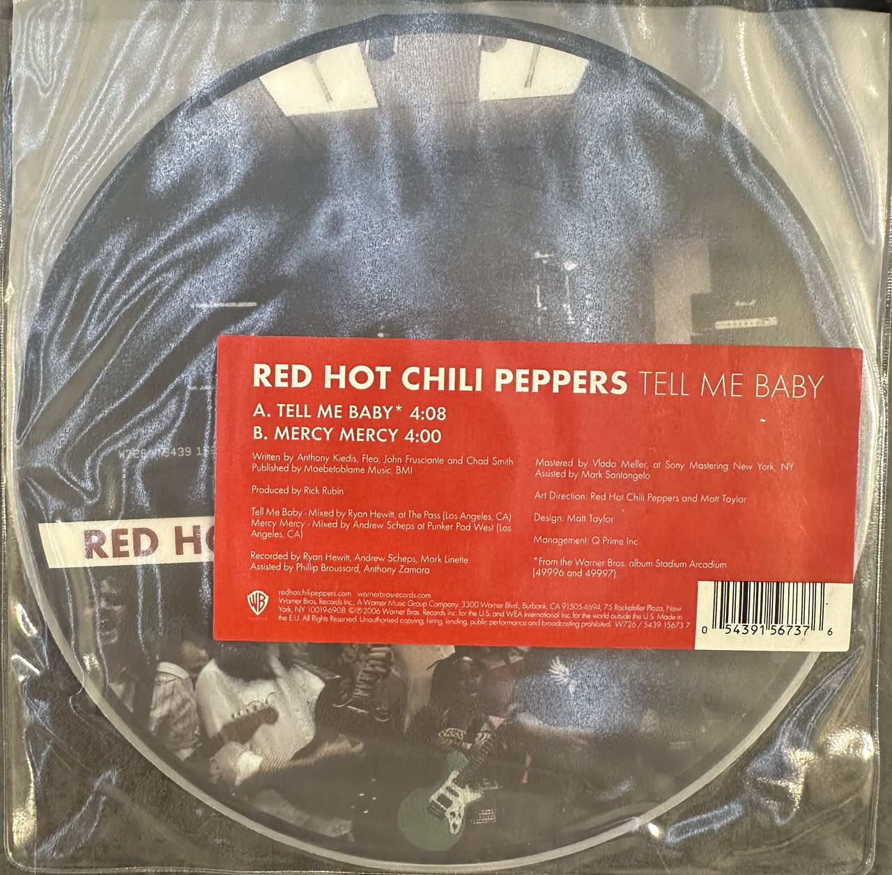 Red Hot Chili Peppers – Tell Me Baby 7" Vinyl Single (Used)