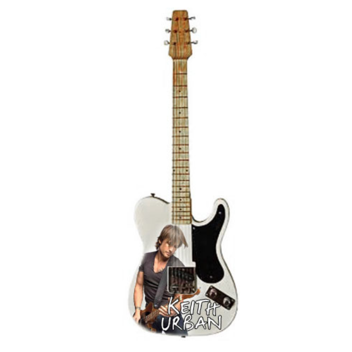Keith Urban - Keith And Logo Miniature Guitar