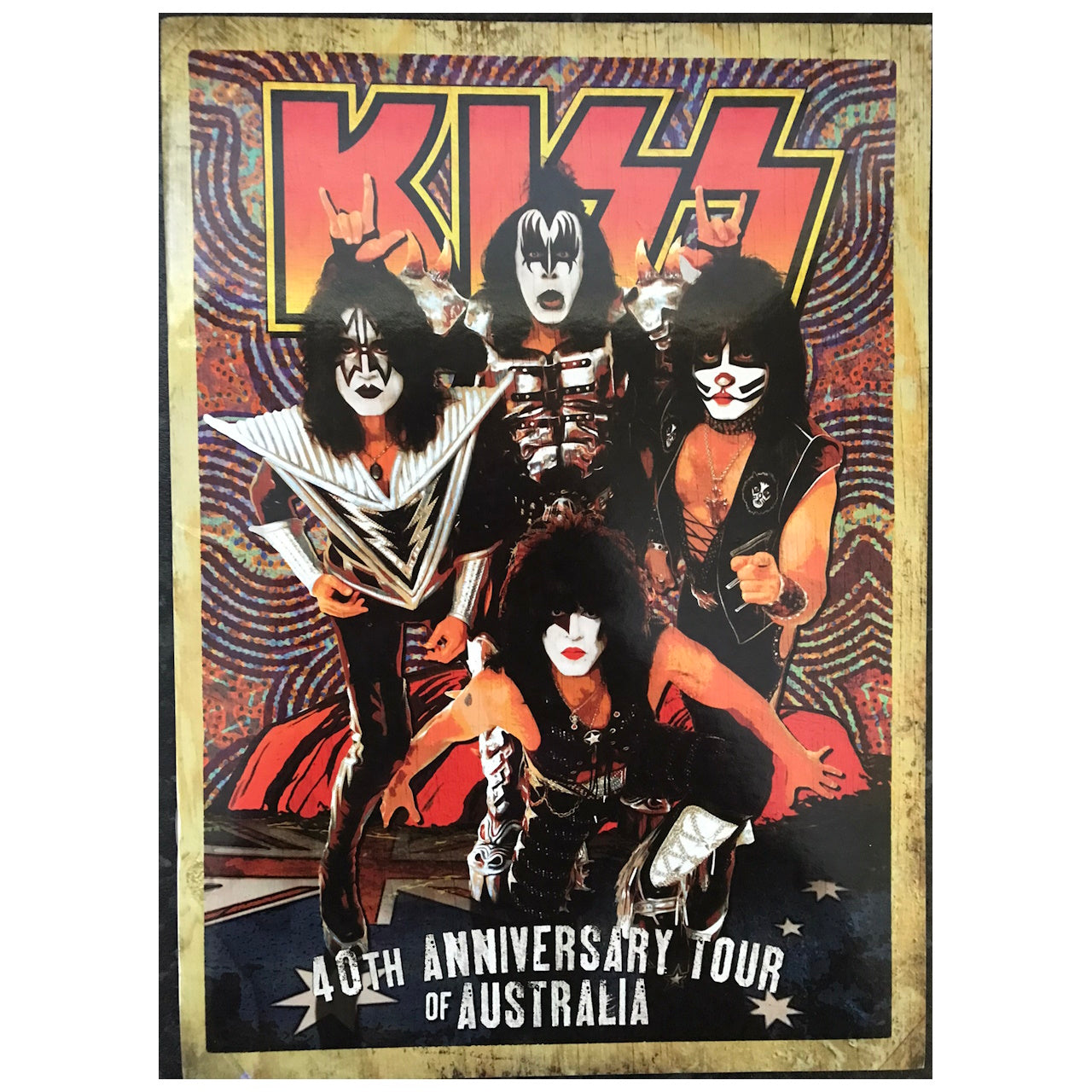 Kiss - 40th Anniversary Tour of Australia 2015 Original Concert Tour Program