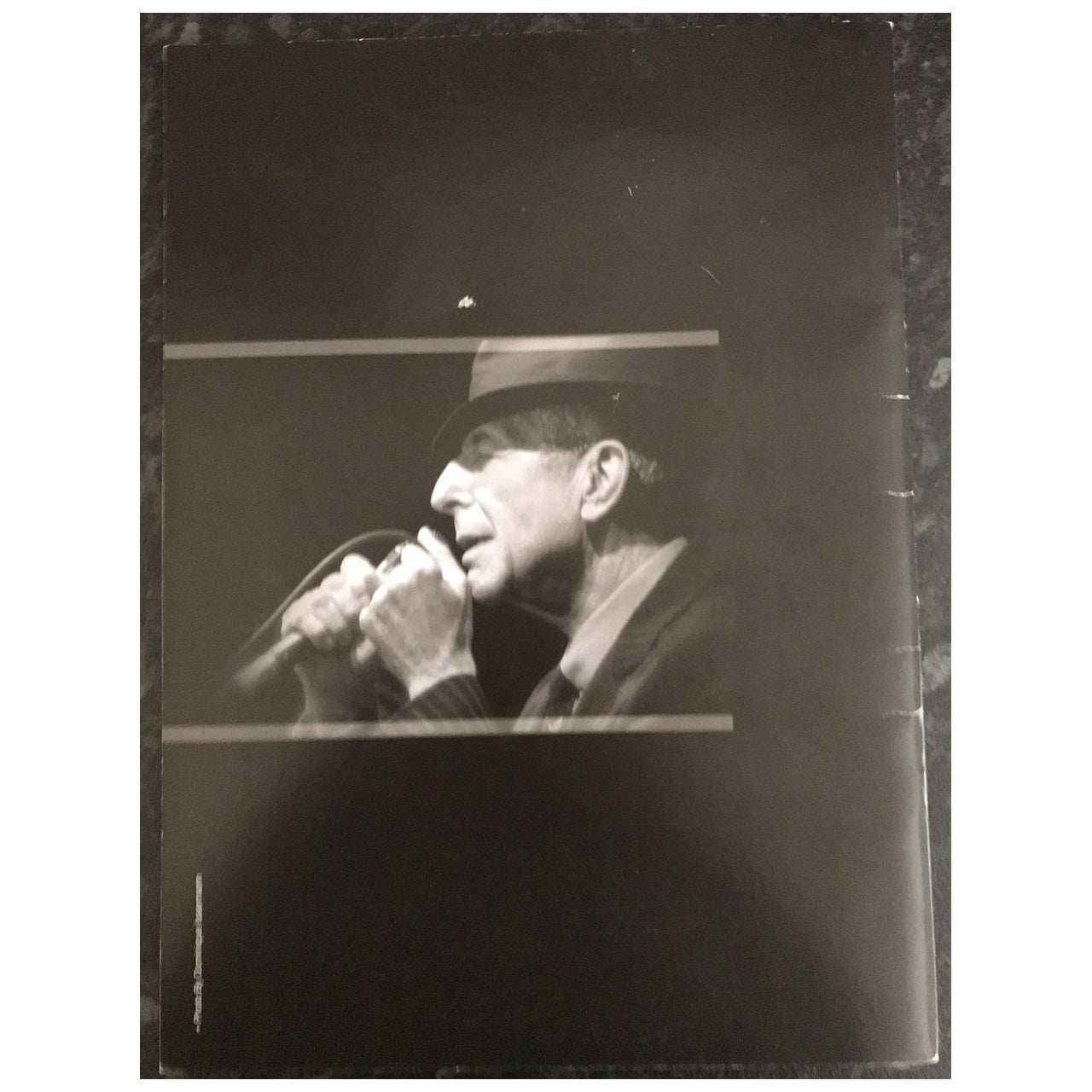 Leonard Cohen - Tour 2010 Original Concert Tour Program With Concert Ticket