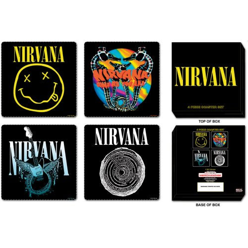 Nirvana - Mixed Set of 4 Drink Coasters