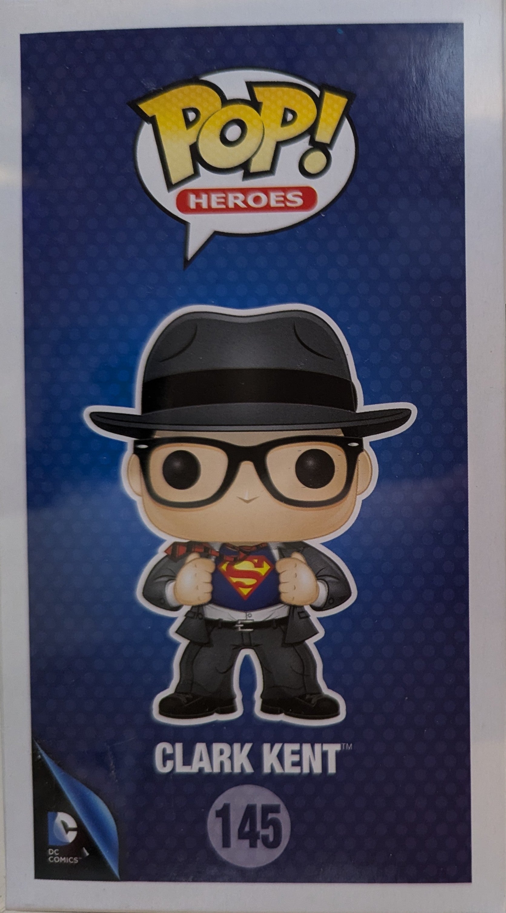 DC Universe - Clark Kent Autographed Collectable Pop! Vinyl #145