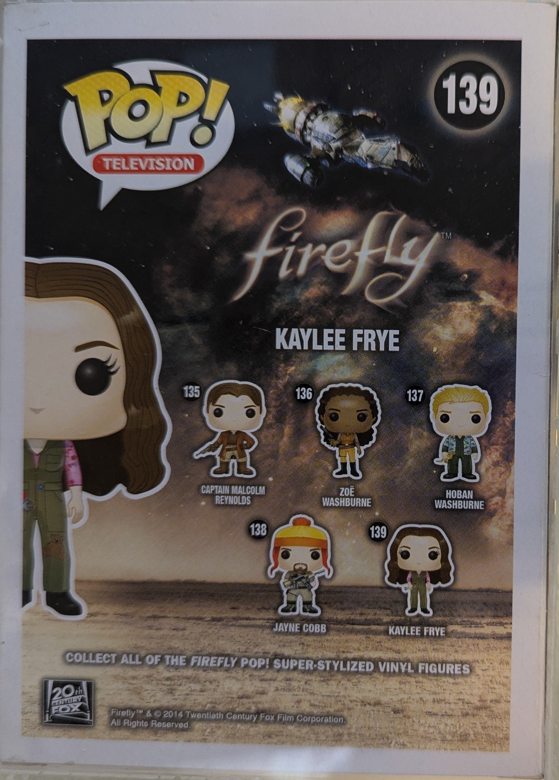 Firefly - Kaylee Frye Autographed Collectable Pop! Vinyl #139