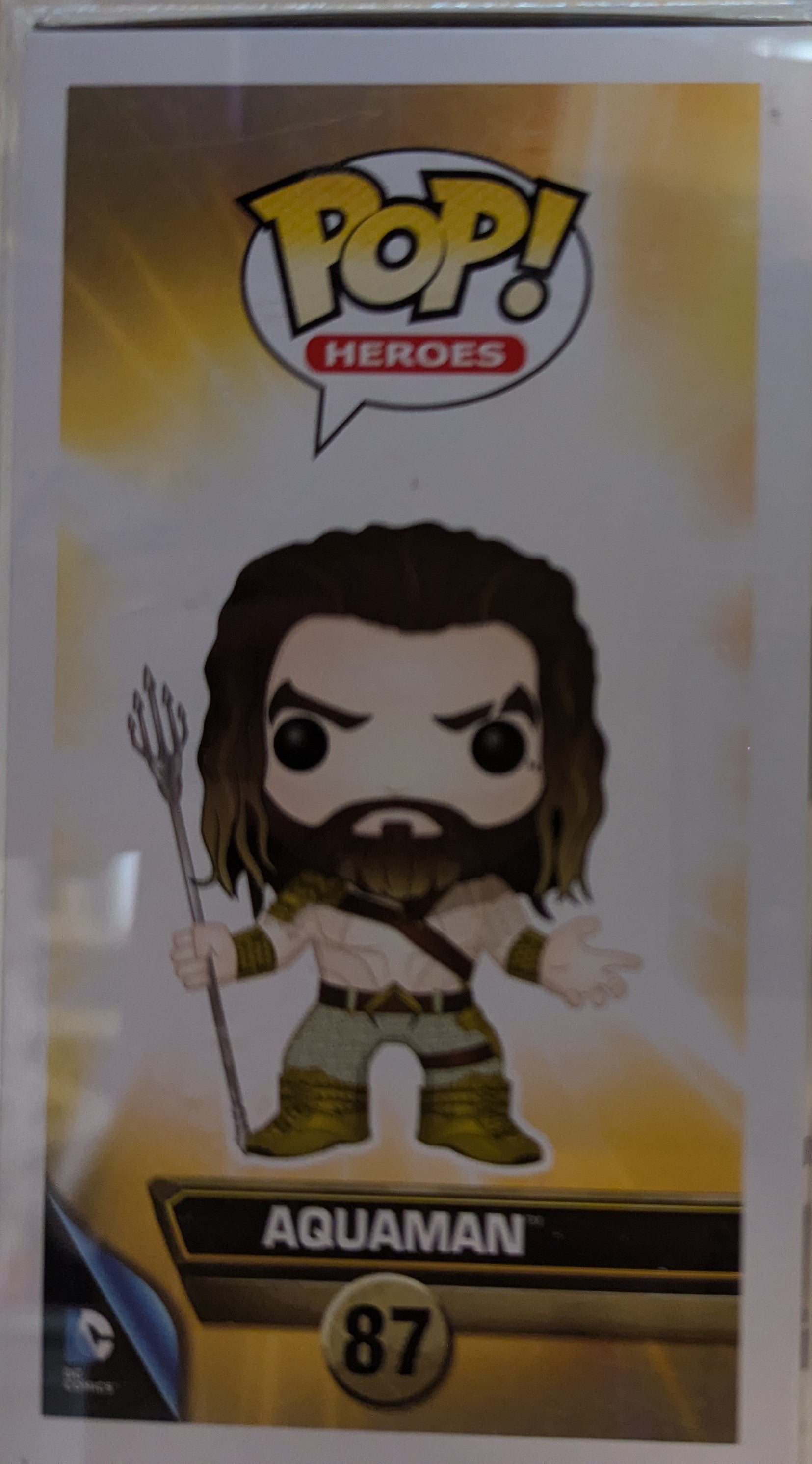 DC Universe - Aquaman Autographed Collectable Pop! Vinyl #87