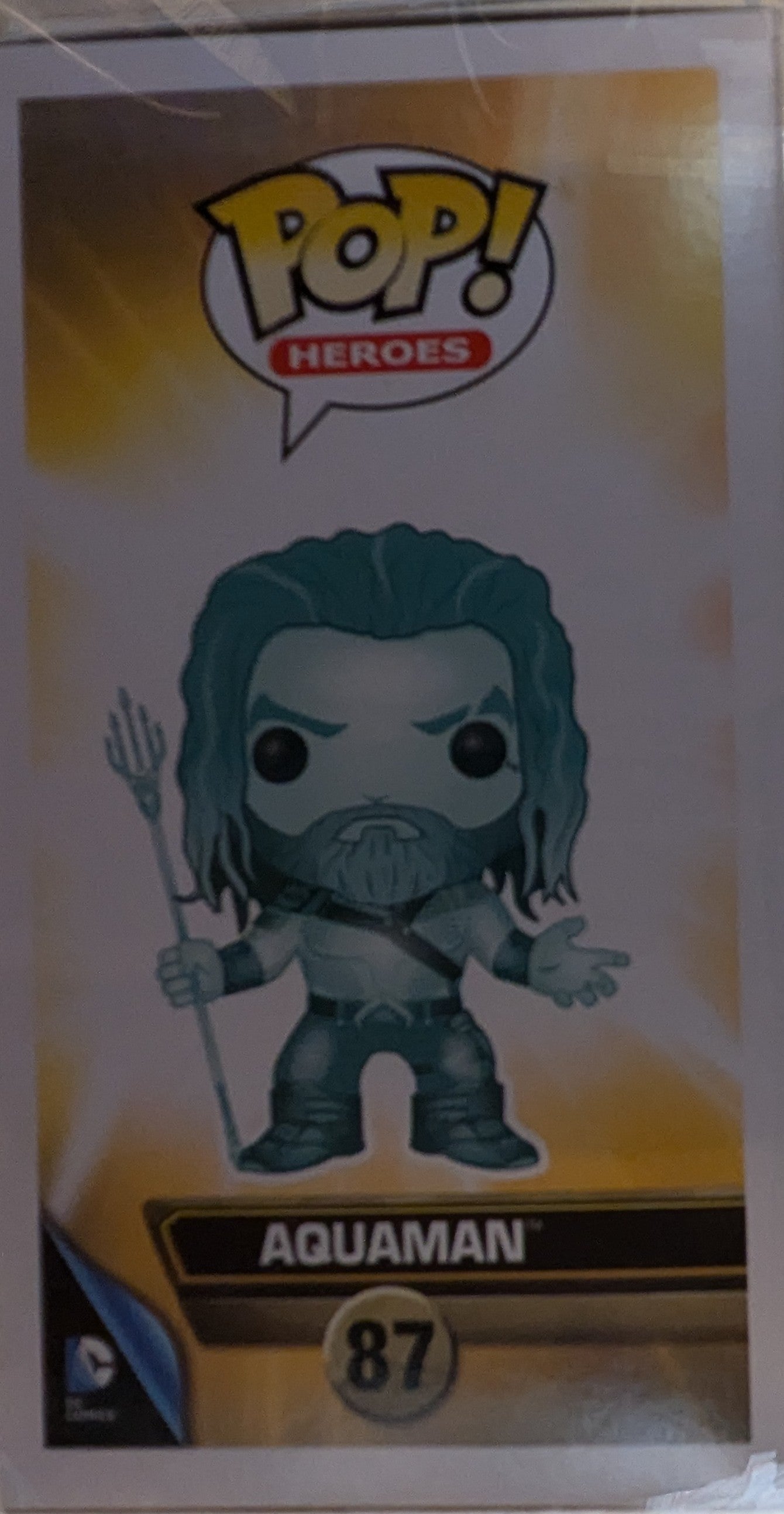 DC Universe - Aquaman Autographed Collectable Pop! Vinyl #87 (Hot Topic Exclusive)