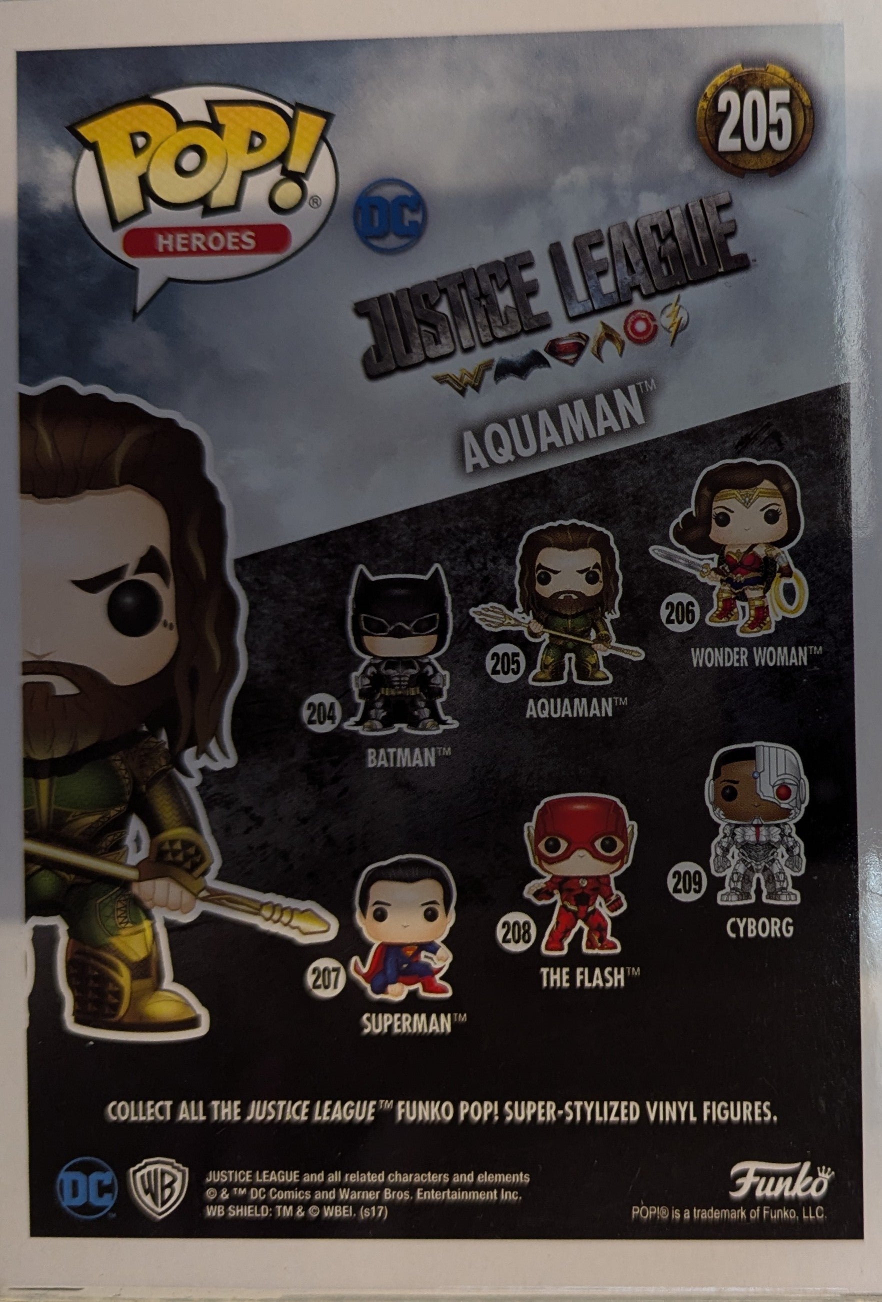 DC Universe - Aquaman Autographed Collectable Pop! Vinyl #205