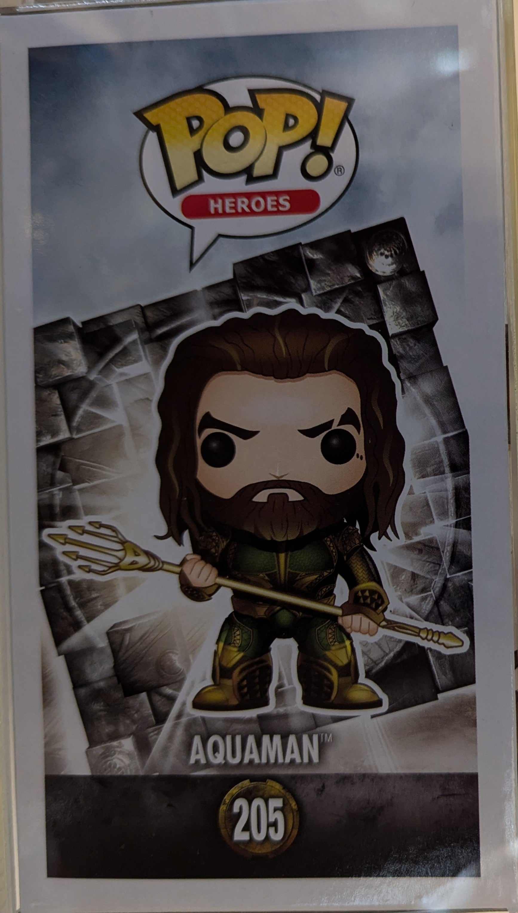 DC Universe - Aquaman Autographed Collectable Pop! Vinyl #205