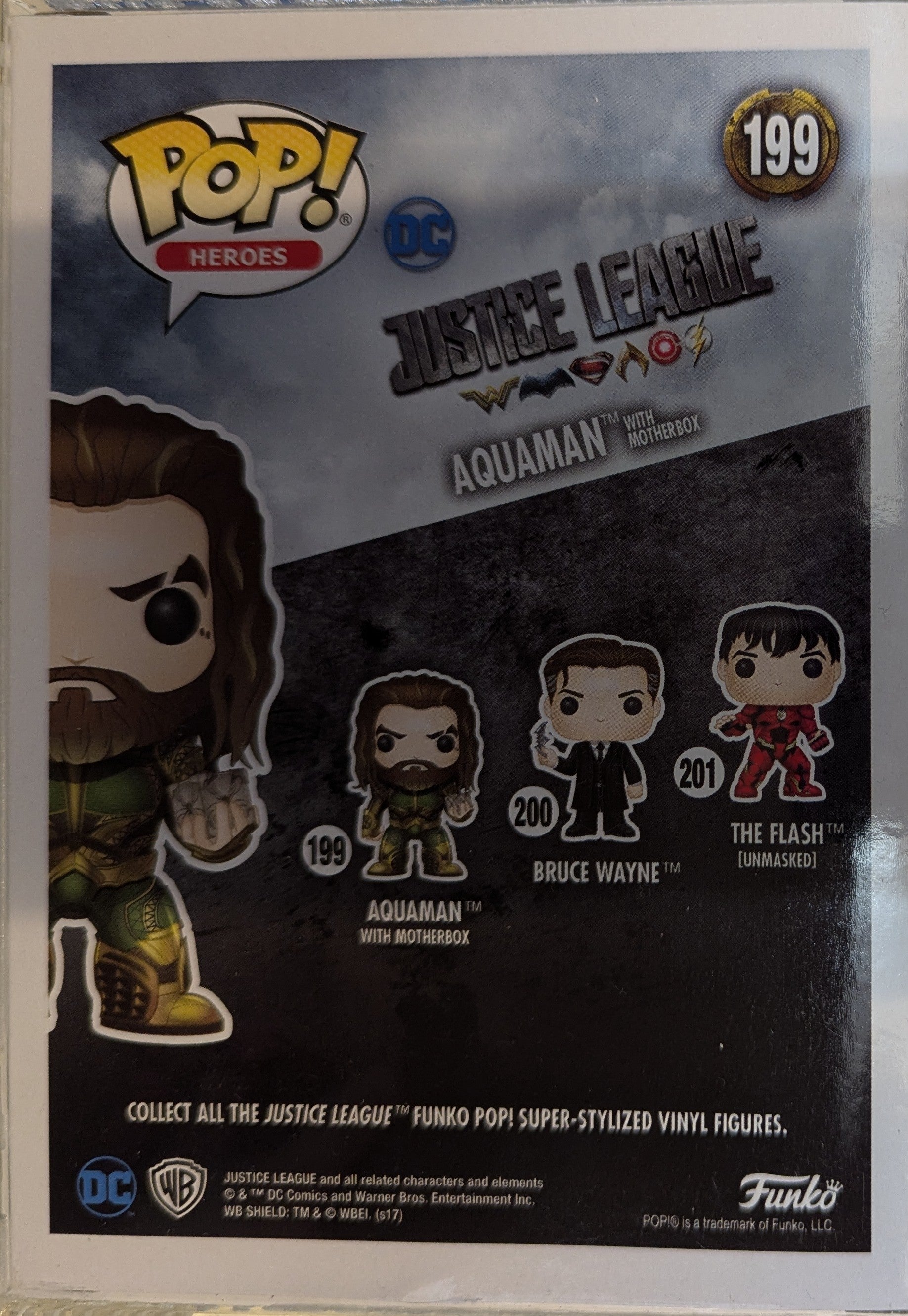 DC Universe - Aquaman Autographed Collectable Pop! Vinyl #199 (2017 Convention Exclusive)