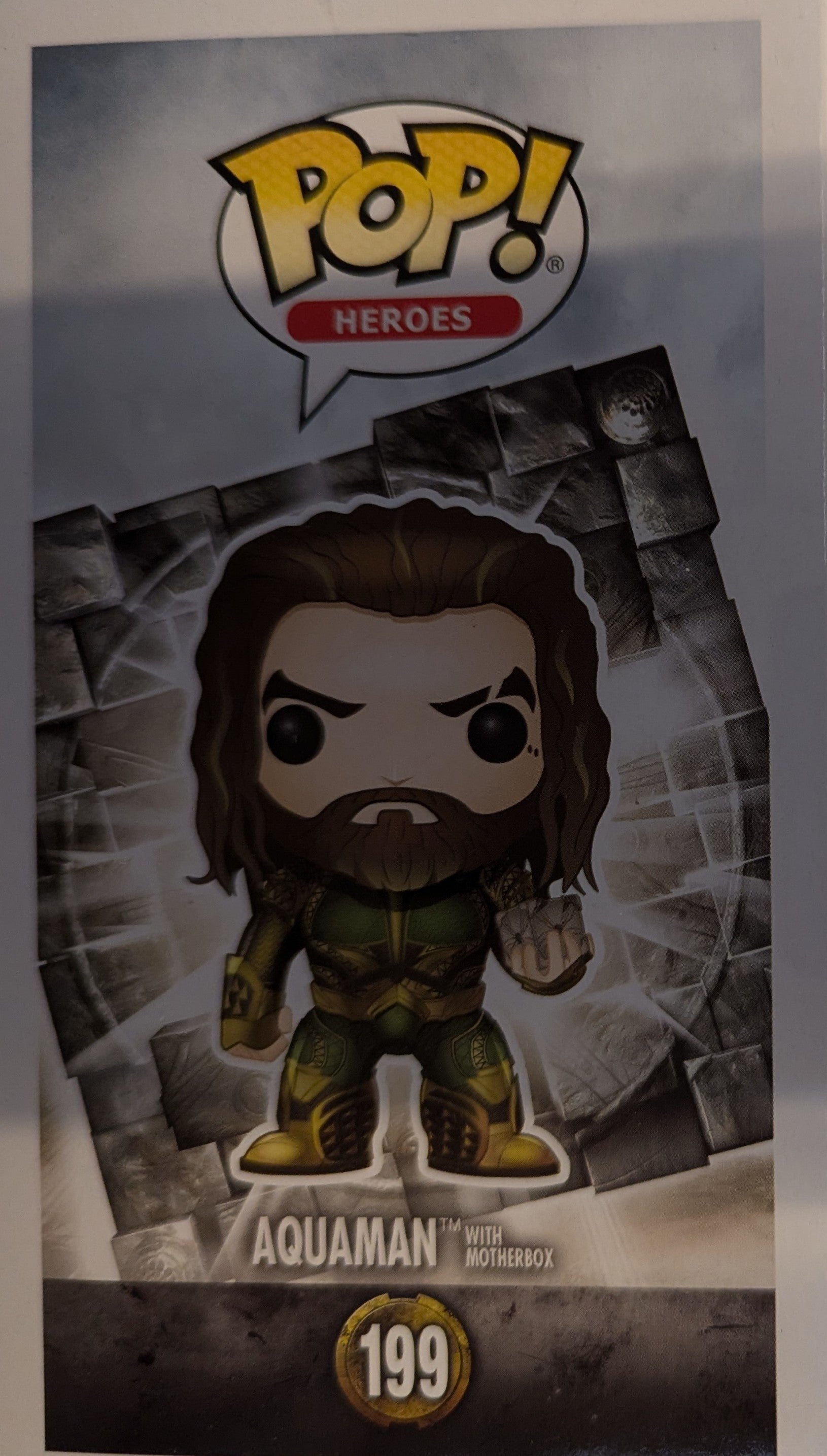 DC Universe - Aquaman Autographed Collectable Pop! Vinyl #199 (2017 Convention Exclusive)