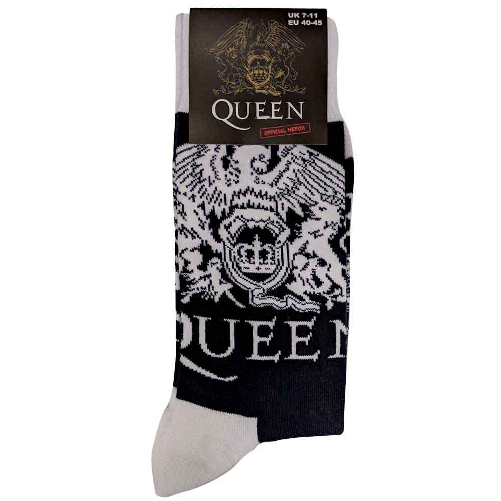 Queen - White Crest Unisex Socks