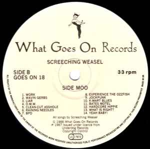 Screeching Weasel - What Goes On Records LP (Used)
