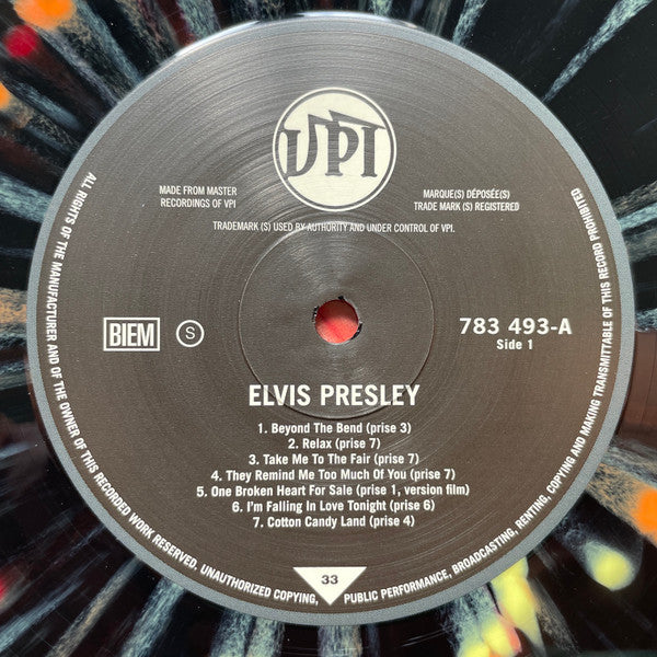 Elvis Presley - Blondes, Brunes Et Rousses SoundtrackRSD2022 Marble With Splatter Coloured Vinyl LP (Used)