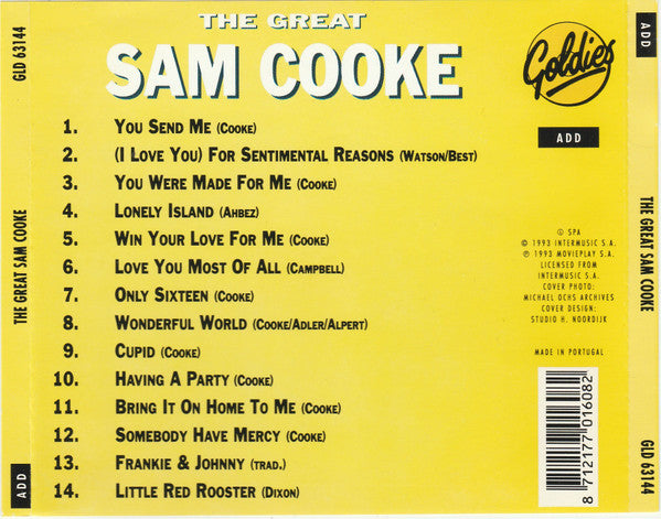 Sam Cooke – The Great Sam Cooke CD